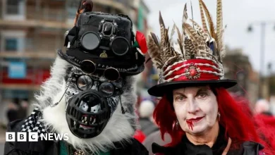 Whitby Goth Weekend draws crowds to seaside town