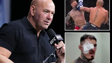 White gives timeline for Tom Aspinall vs Ciryl Gane rematch in eye injury update