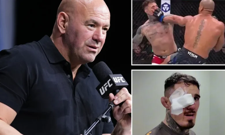 White gives timeline for Tom Aspinall vs Ciryl Gane rematch in eye injury update