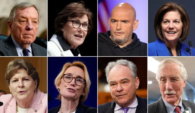 Who are the Democrats voting for the government shutdown deal?