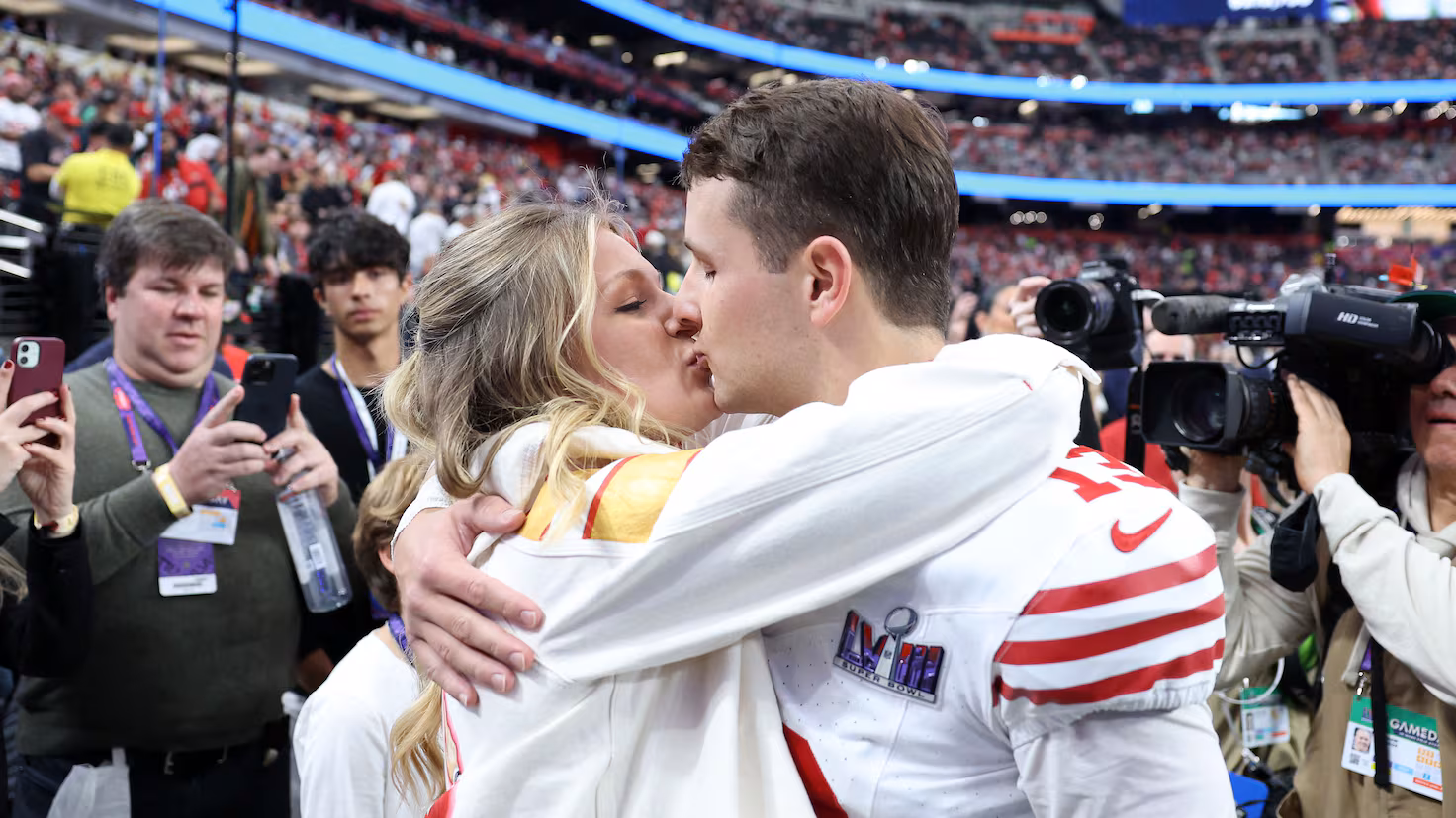 Who is Brock Purdy married to? This Jenna Brandt, the former volleyball player behind the 49ers QB’s success