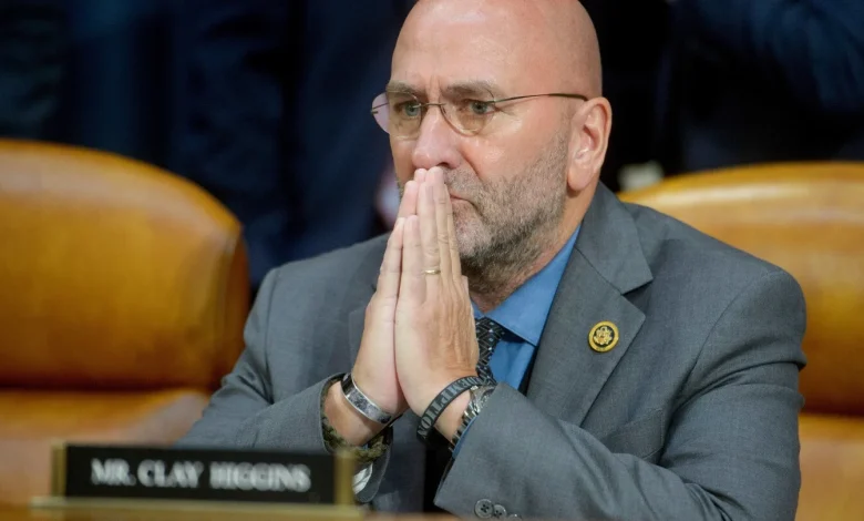 Who is Clay Higgins, the only House member to vote against releasing the Epstein files?
