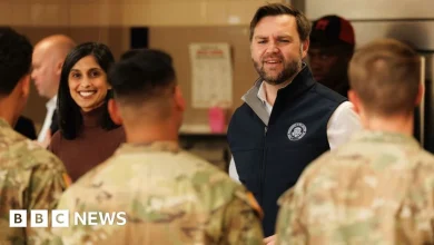 'Who really likes turkey?' - JD Vance serves Thanksgiving meals to soldiers