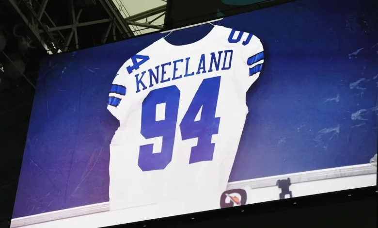 Why are Cowboys wearing No. 94 helmet decals?