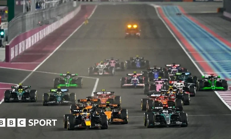 Why do drivers have to make two pit-stops in Qatar?