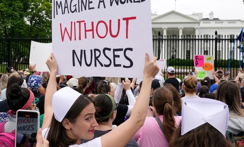 Why outrage is erupting over Trump plan to exclude nursing from ‘professional’ designation