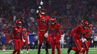 Will Anderson covered 51.7 yards for one of his sacks of Josh Allen