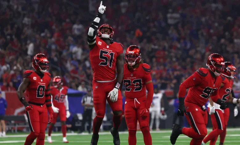 Will Anderson covered 51.7 yards for one of his sacks of Josh Allen