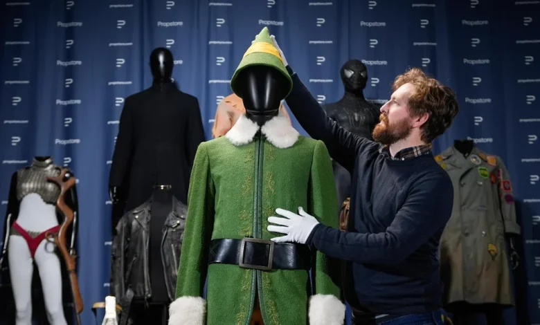 Will Ferrell's "Elf" suit set to hit the auction block, and Hollywood Christmas magic doesn't come cheap