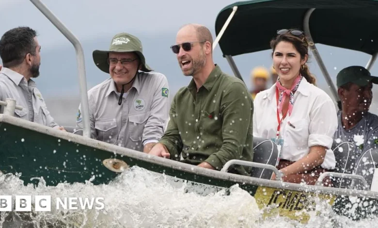 William criticises Amazon deforestation crime in Brazil visit