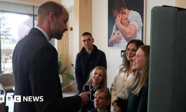 William officially opens Rob Burrow Centre for MND in Leeds