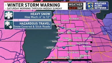 Winter storm warning to be issued for West Michigan through early Sunday