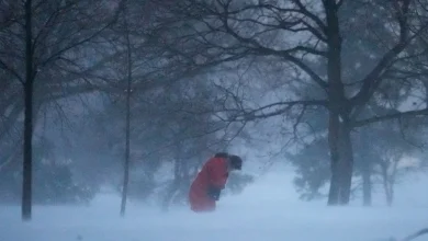 Winter storms bring snow, freezing rain and cold as Thanksgiving travelers journey home