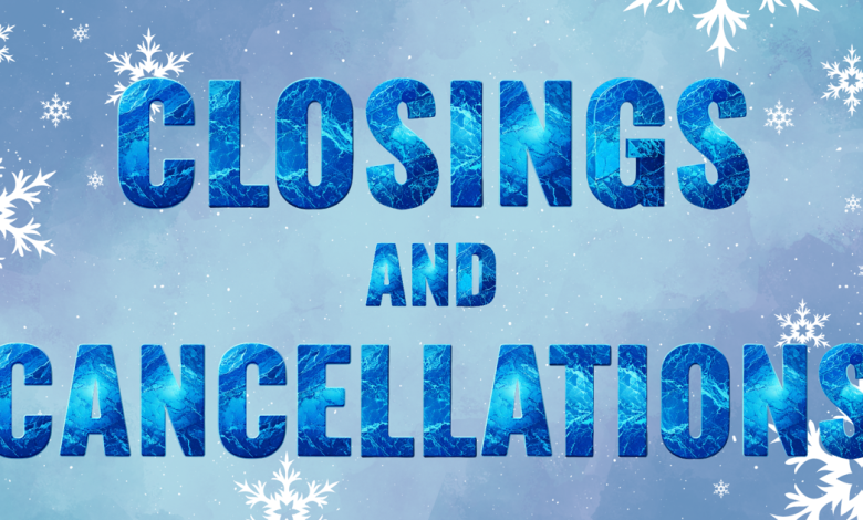 Winter weather closings and cancellations ramping up across Northeast Iowa