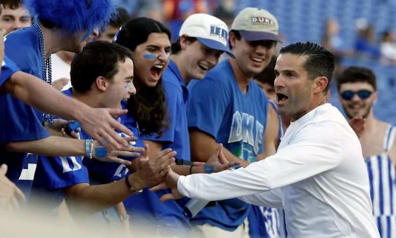With students off campus, Duke football tried a different way to fill their seats