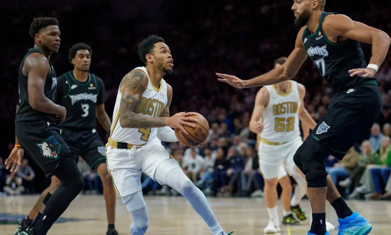 Wolves nearly let it slip, but come up big late to beat Boston