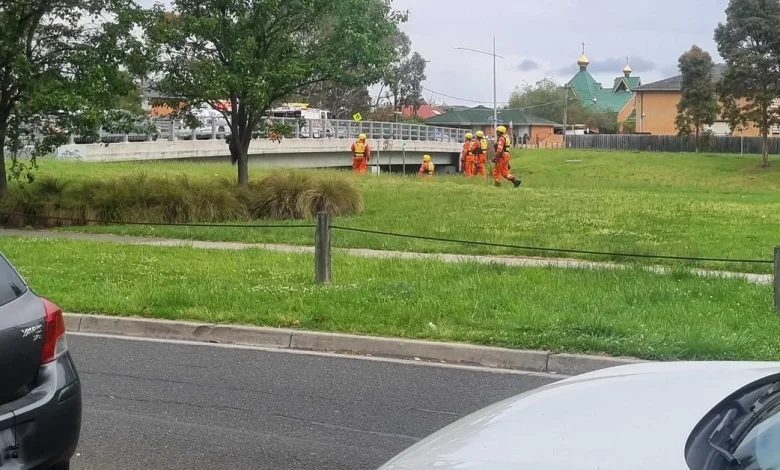 Woman and child drown after falling into Melbourne creek