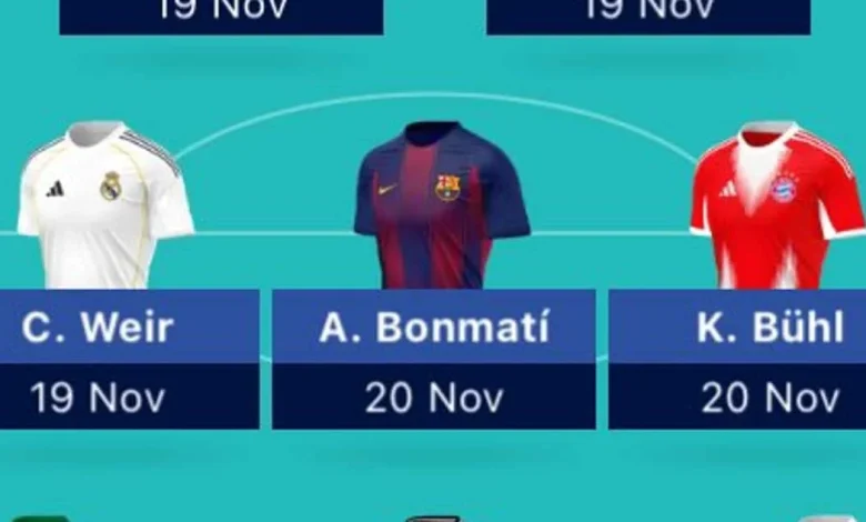 Women’s Champions League Fantasy (WUCL) Matchday 4 team reveal