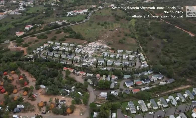 Wreckage Left Behind By Portugal’s Deadly Tornado