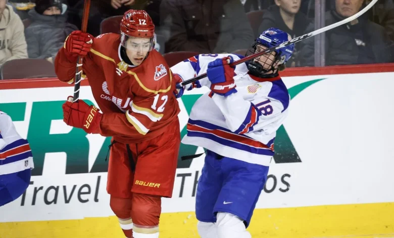 Wyatt Cullen leads USA to win over CHL in Prospects Challenge