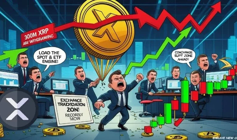 XRP News Today: XRP Reserves on Binance Hit Record Lows as 300M Tokens Exit Amid Rising U.S. ETF Demand