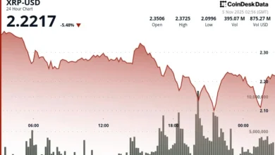XRP Slides 6% as Bearish Bitcoin Sentiment Weighs Down Ripple-Linked Token