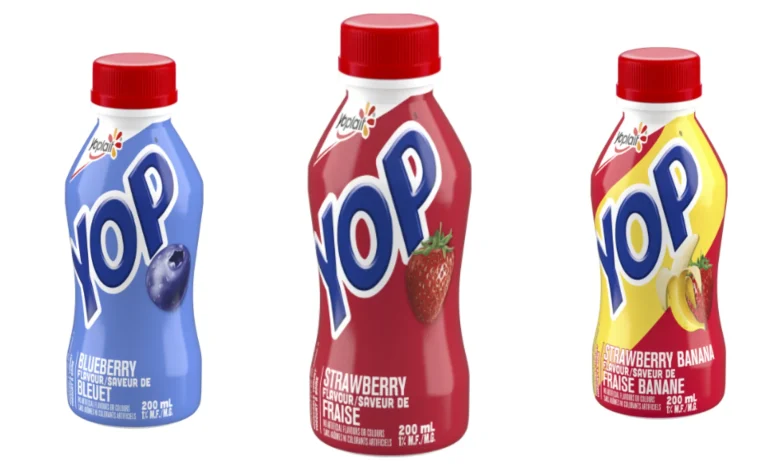 YOP drinkable yogurt recalled due to pieces of plastic: CFIA
