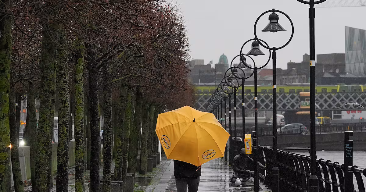 Yellow warnings for rain in three counties with wet night ahead