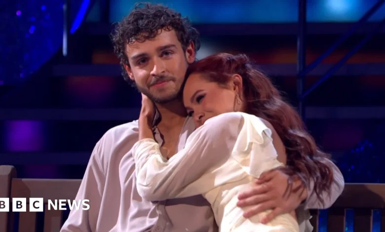 YouTuber George Clarke in tears after personal routine on Strictly Come Dancing