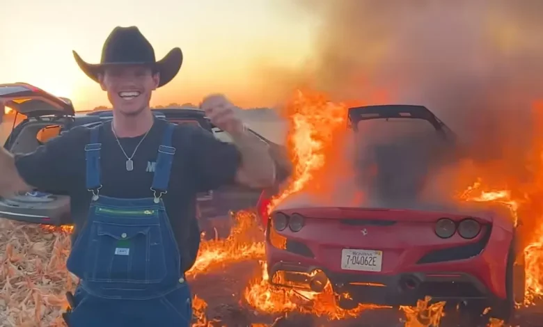 YouTuber WhistlinDiesel Arrested for Allegedly Evading Sales Tax on Ferrari F8 Tributo