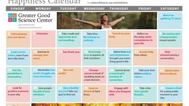 Your Happiness Calendar for November 2025