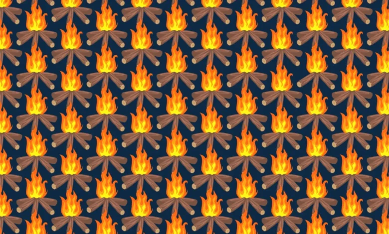 You've got eyes of a hawk if you can spot the odd bonfire out in 20 seconds