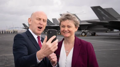 Yvette Cooper plays down reports that UK halted intelligence sharing with US