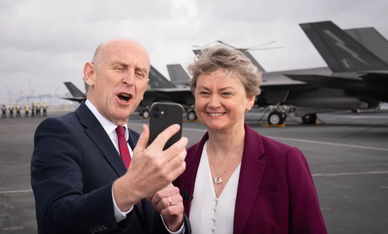 Yvette Cooper plays down reports that UK halted intelligence sharing with US
