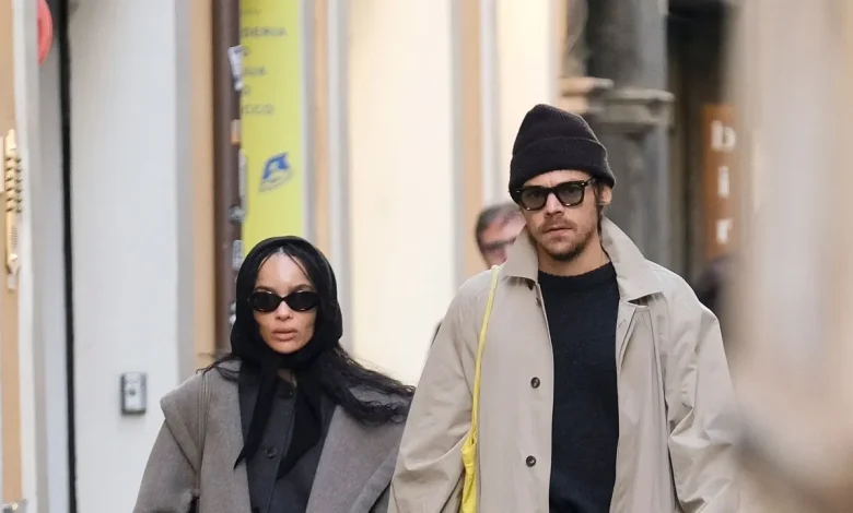 Zoë Kravitz and Harry Styles Nail Cozy Couple Style