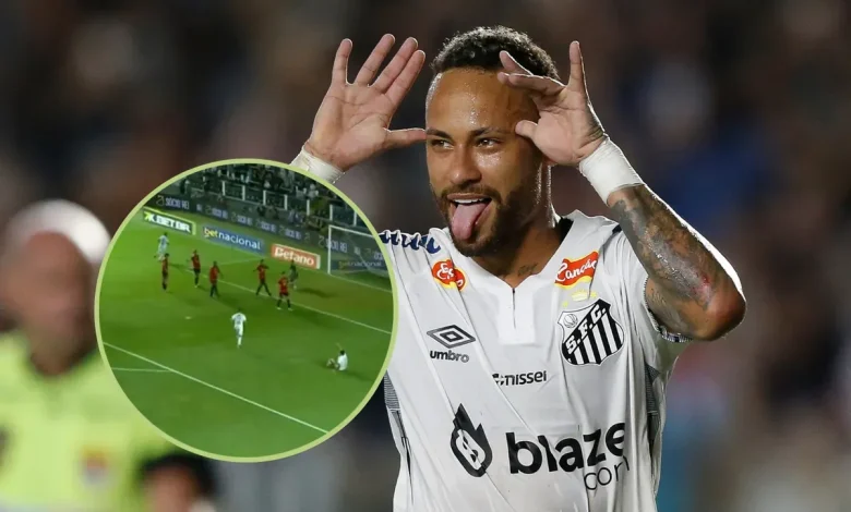 ¡Lesionado los hace igual! Golazo de Neymar Jr en Santos vs. Sport para soñar con la salvación