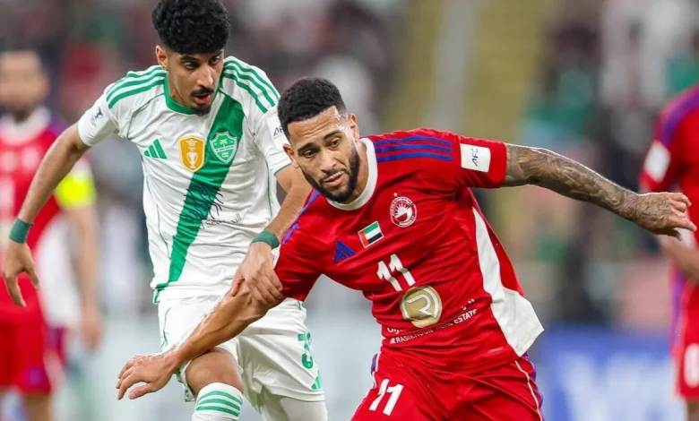 الشارقة يتألق ويهزم الأهلي السعودي في دوري أبطال آسيا للنخبة