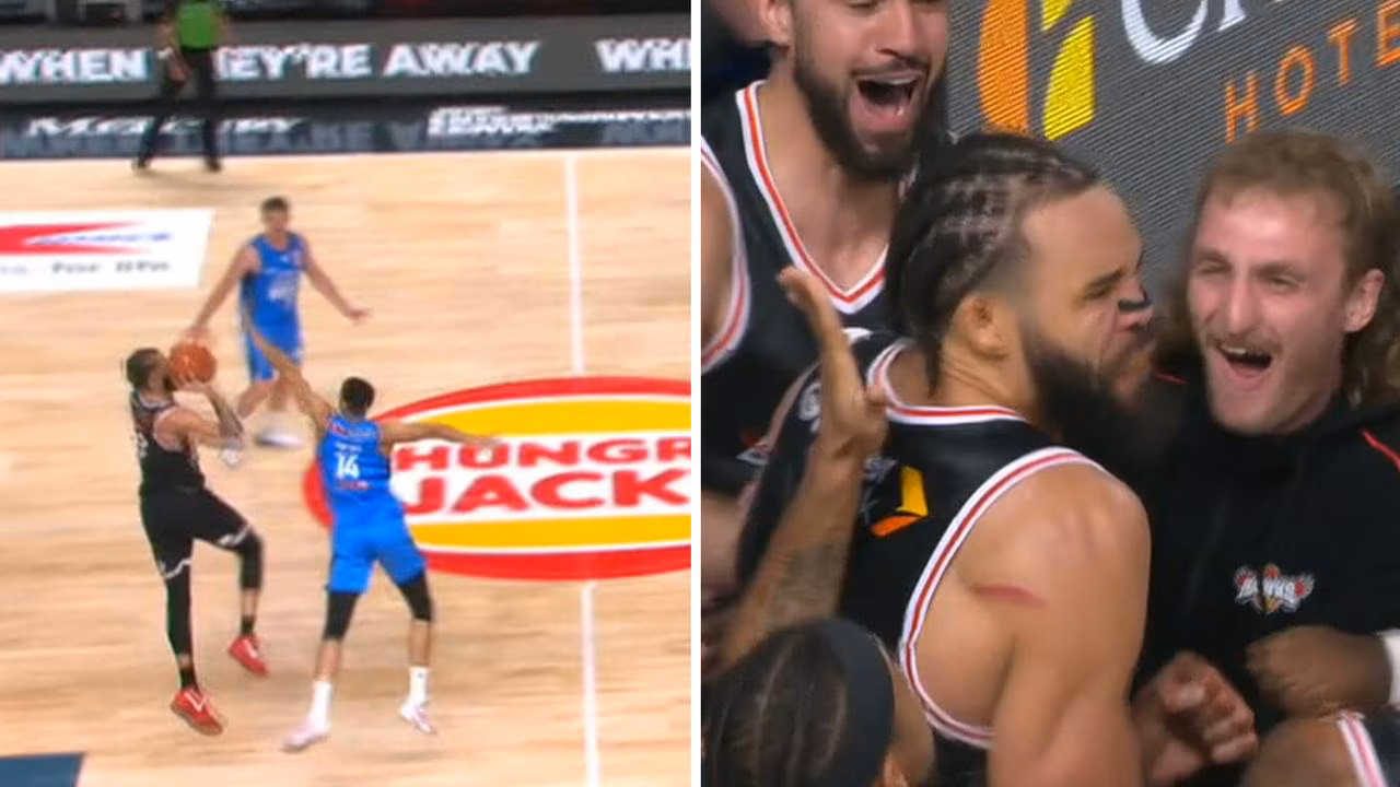 ‘Absolutely wild’ half-court scene as superstar sparks NBL buzzer ‘insanity’ before cruel twist