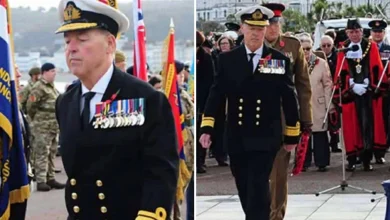 ‘Admiral with fake medals’ sparks fury after blagging his way into Remembrance event