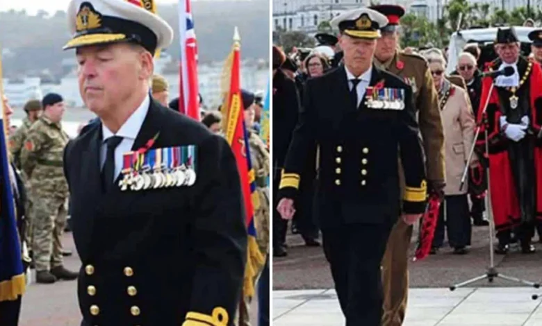 ‘Admiral with fake medals’ sparks fury after blagging his way into Remembrance event