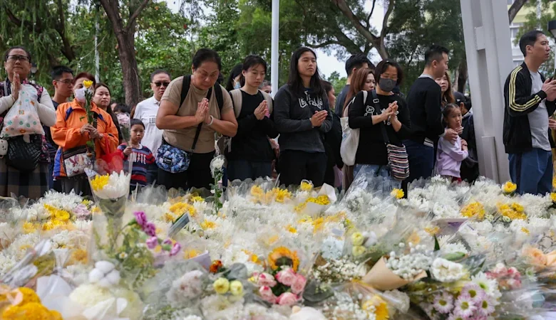 ‘Broken hearts’ and curdling fury as Hong Kong mourns fire victims