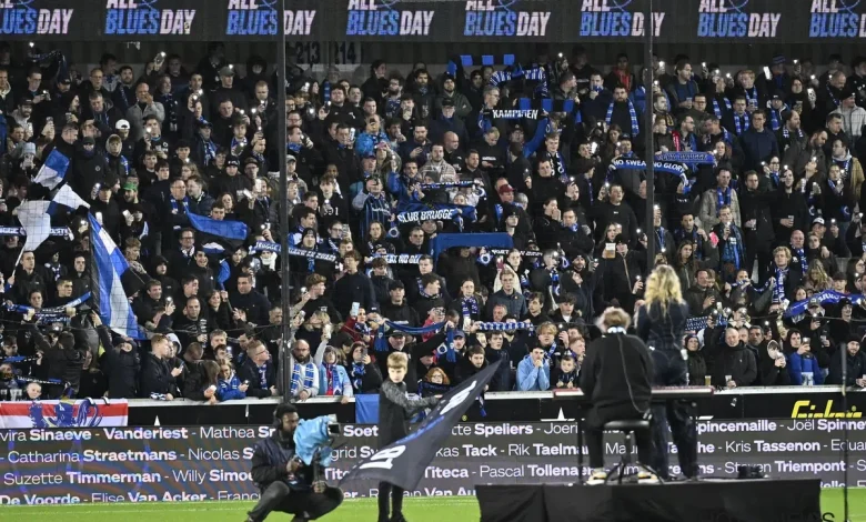 ‘Club Brugge fans worden opgedragen om blauw-zwarte kledij te verbergen in Brugge’