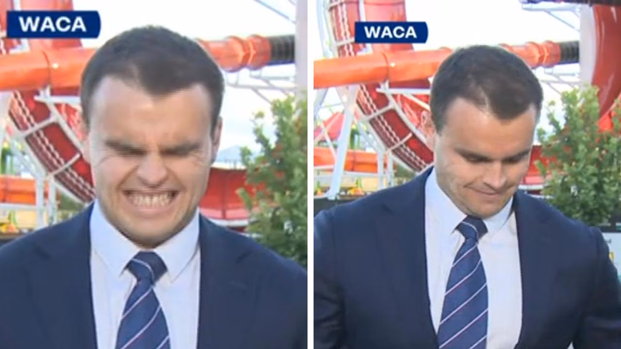 ‘F***’: Aussie journo’s mortifying blooper