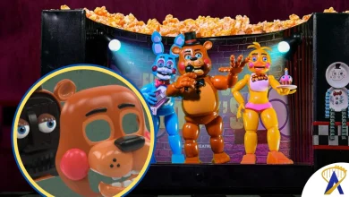‘Five Nights at Freddy’s 2’ popcorn buckets at Regal, AMC, Cinemark movie theaters