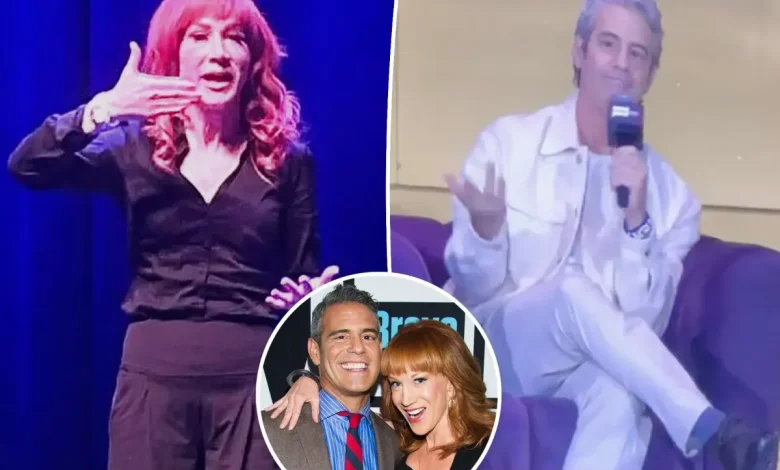 ‘Hurt’ Kathy Griffin reacts to nemesis Andy Cohen revealing their private email exchange at BravoCon