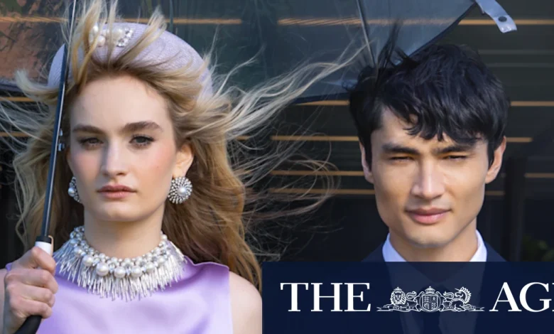 ‘Just ignore it’: Wet-weather fashion advice for the Melbourne Cup