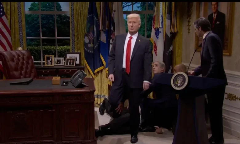 ‘Saturday Night Live’ Opens With Donald Trump Ignoring Rising Prices And An Election Rebuke, As Well As The Guy Who Collapsed In The Oval Office