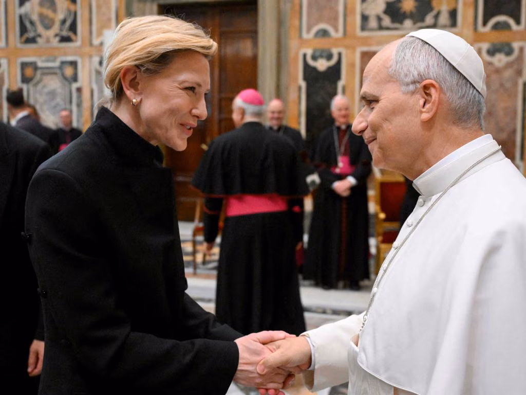 ‘Woke Pope’ and Our Cate are a match made in Hollywood heaven