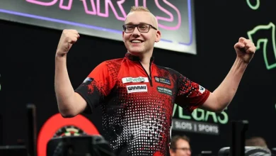 „Es sah vor der Kamera ein bisschen krass aus“ – Jurjen van der Velde über seinen kuriosen Jubel beim Grand Slam of Darts