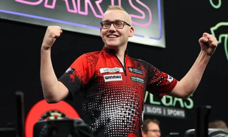 „Es sah vor der Kamera ein bisschen krass aus“ – Jurjen van der Velde über seinen kuriosen Jubel beim Grand Slam of Darts